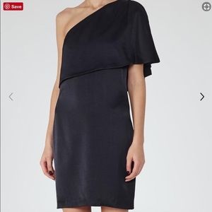 Reiss one sleeve silk dress